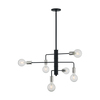 Nuvo Fixture, Chandelier, 6-Lght, Incandescent, 100W, 120V, A19, Medium Bse, Bulb Count: 6 60/7354